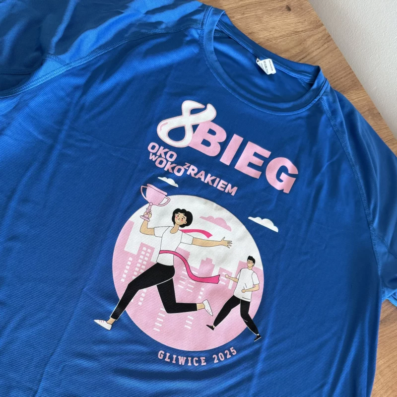 Koszulka z 8 Biegu Oko w Oko z Rakiem - Męska